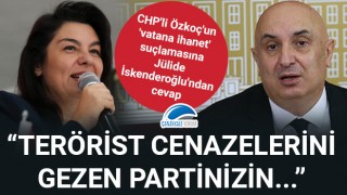 CHP'li Özkoç'un 'vatana ihanet' suçlamasına Jülide İskenderoğlu'ndan cevap: "Terörist cenazelerini gezen partinizin..."