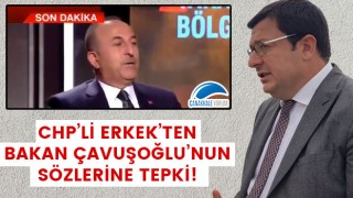 CHP'li Erkek'ten, Bakan Çavuşoğlu'nun sözlerine tepki!