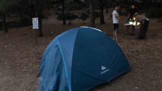 Ormanda kamp yapan tatilcilere ceza yağdı!