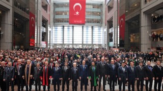 Şehit Savcı Mehmet Selim Kiraz, İstanbul Adliyesi'nde düzenlenen törenle anıldı