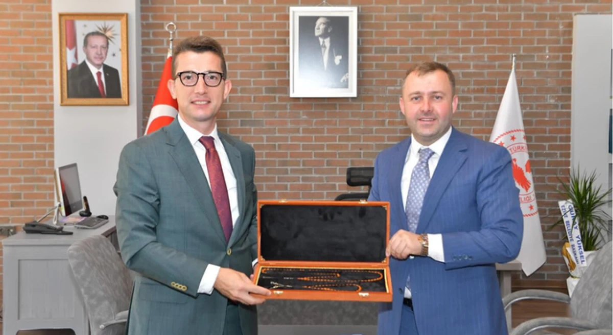 Başkan Yüksel’den, yeni kaymakama hayırlı olsun ziyareti