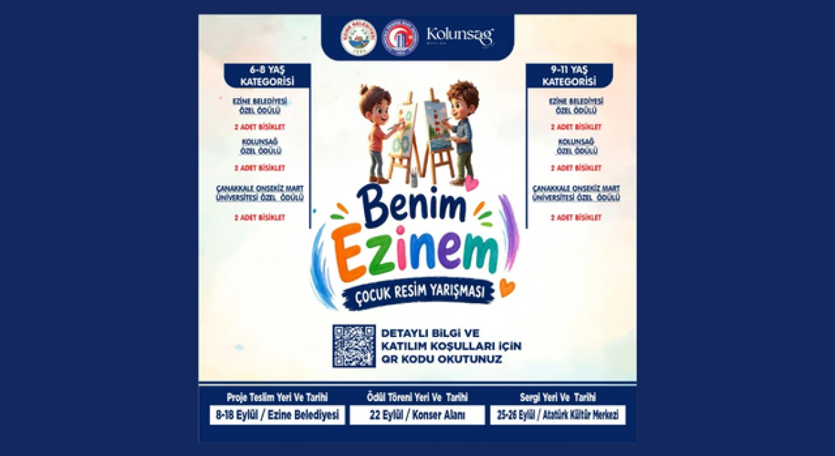 &ldquo;Benim Ezine&rsquo;m&rdquo; &Ccedil;ocuk Resim Yarışması Başlıyor