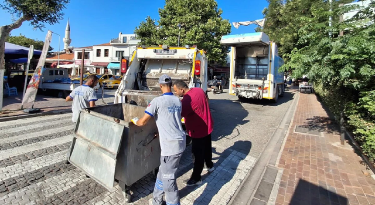 Bozcaada’da çöp toplama saat ve güzergahları belirlendi