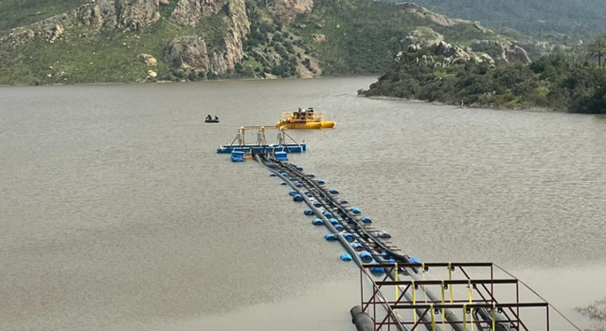 &Ccedil;anakkale Atikhisar Barajı&rsquo;nda sulama sezonu hazırlıkları s&uuml;r&uuml;yor