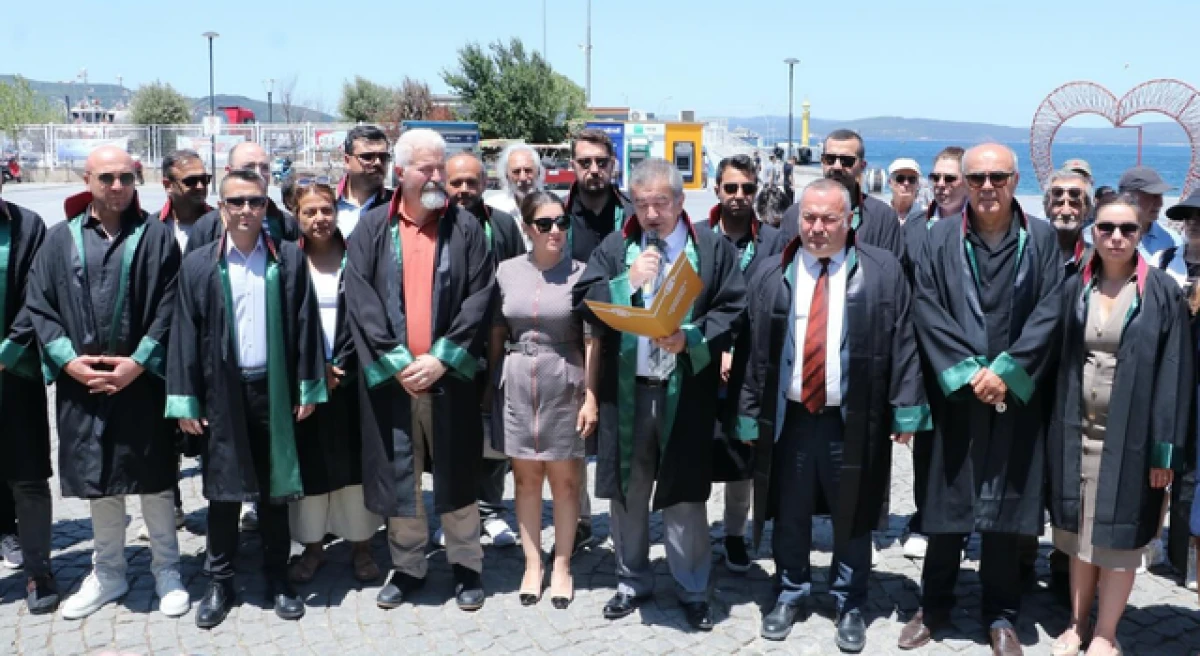 Çanakkale Barosu: “Bu topraklar bir avuç şirkete değil, tüm yurttaşlara aittir”