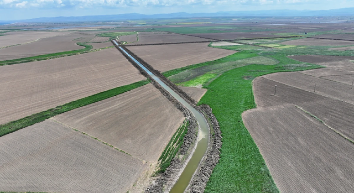 Çanakkale-Biga Taşoluk Sulaması’nda çalışmalar devam ediyor
