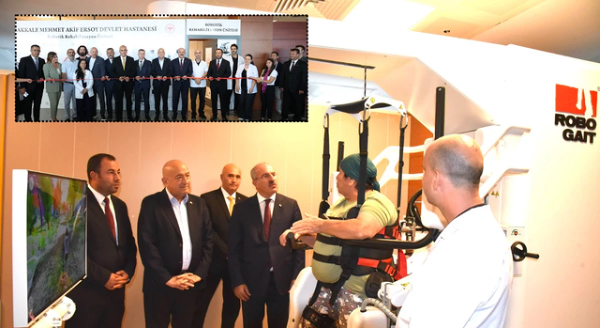 &Ccedil;anakkale Devlet Hastanesinde son teknoloji robotik rehabilitasyon cihazı kullanılacak