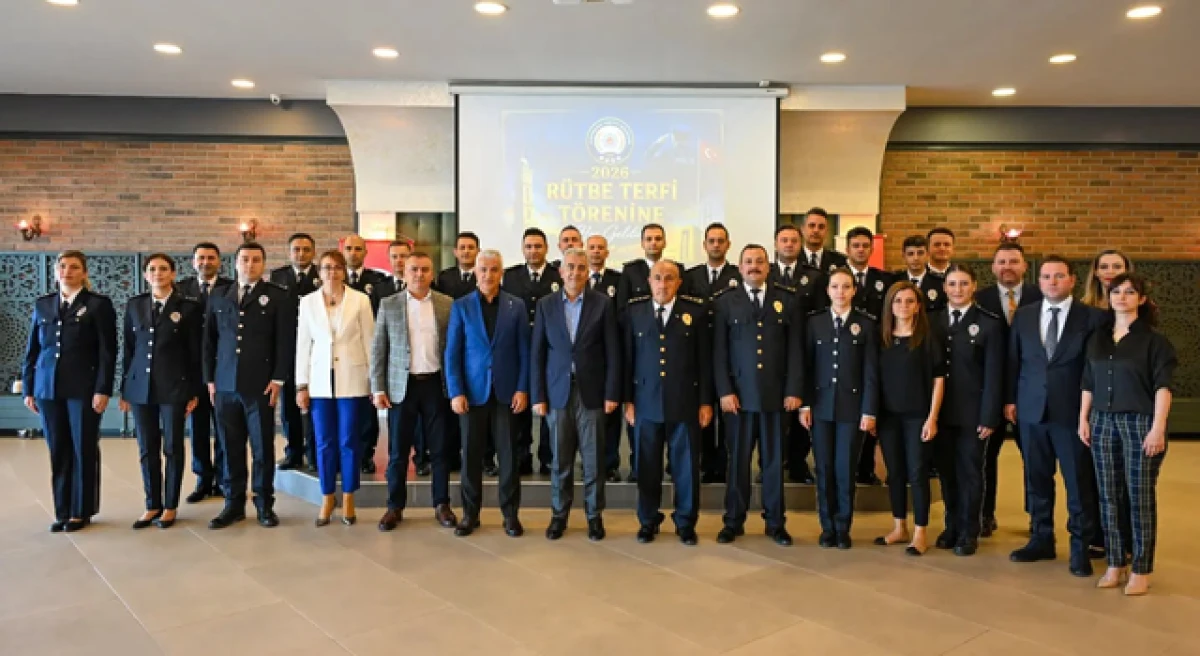 &Ccedil;anakkale Emniyeti&rsquo;nde terfi heyecanı