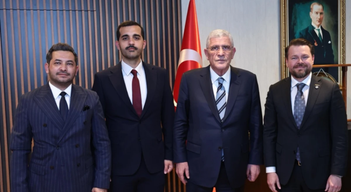 &Ccedil;anakkale İYİ Parti&rsquo;den, M&uuml;savat Dervişoğlu&rsquo;na ziyaret