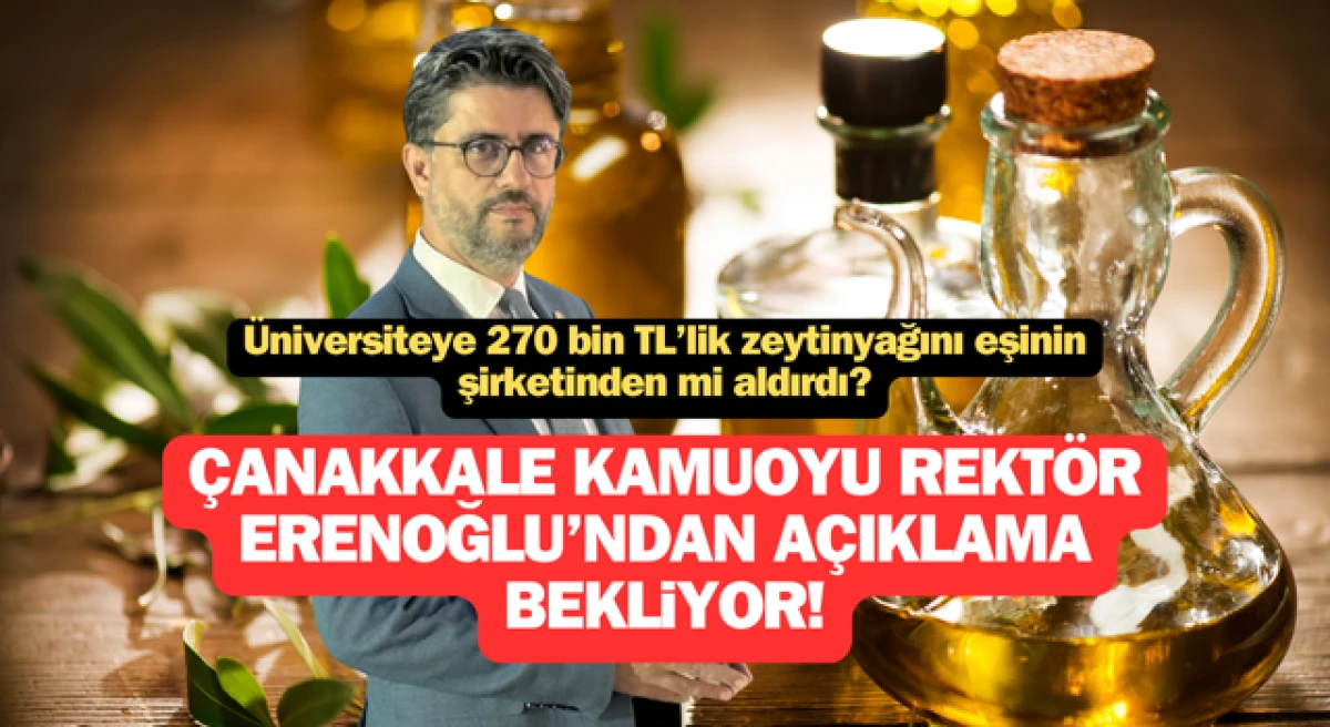 Çanakkale kamuoyu, Rektör Erenoğlu’ndan açıklama bekliyor!