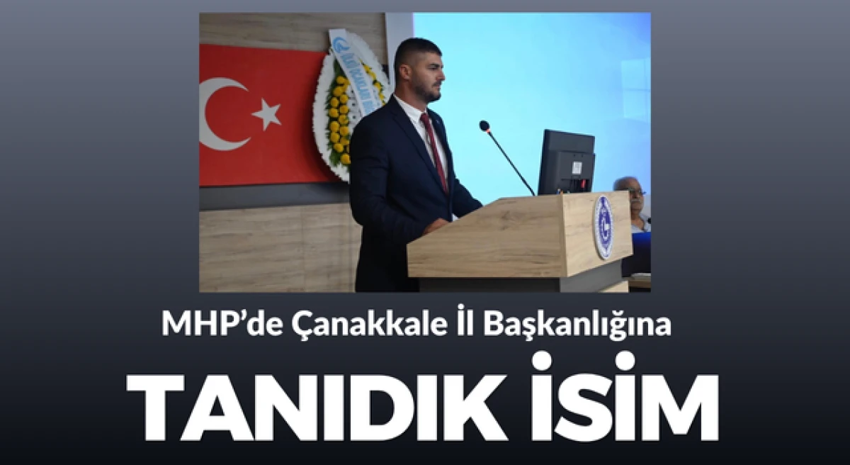 &Ccedil;anakkale MHP&rsquo;de Salih Altınkaya d&ouml;nemi başladı