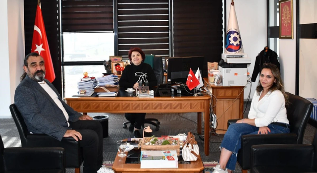 &Ccedil;anakkale otogar m&uuml;d&uuml;r&uuml;nden, &Ccedil;TSO&rsquo;ya ziyaret