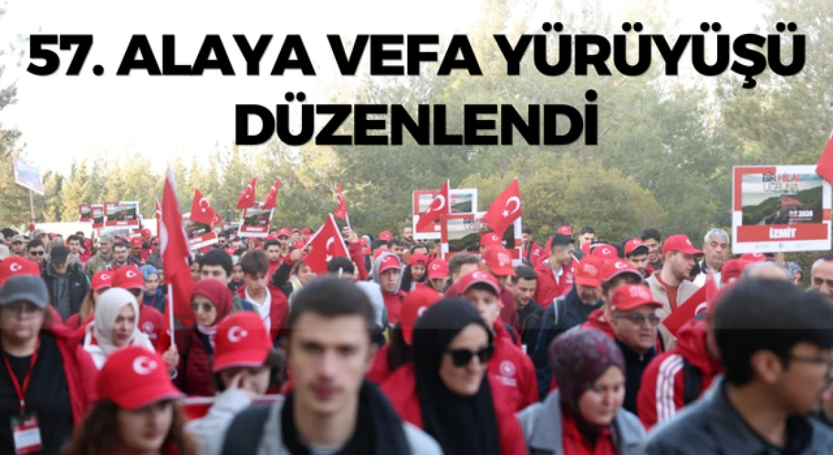 &Ccedil;anakkale&rsquo;de 57. Alay&rsquo;a vefa y&uuml;r&uuml;y&uuml;ş&uuml; d&uuml;zenlendi