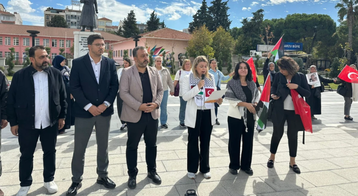 Çanakkale’de AK Partili kadınlardan Gazze’ye destek açıklaması