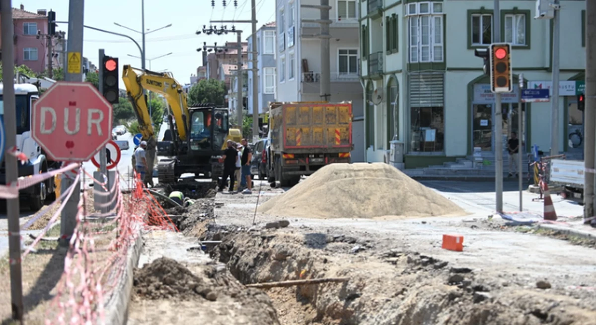 Çanakkale’de altyapı çalışmaları sürüyor