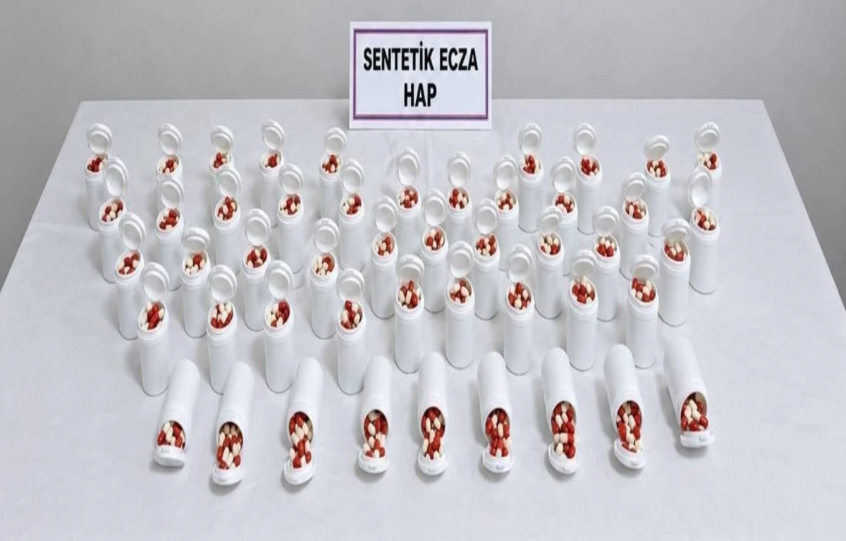 &Ccedil;anakkale&rsquo;de binlerce uyuşturucu hap ele ge&ccedil;irildi!