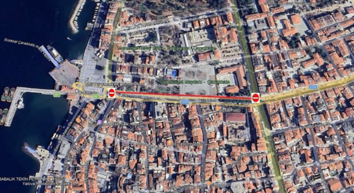 &Ccedil;anakkale&rsquo;de Cumhuriyet Bulvarı trafiğe kapatılacak!