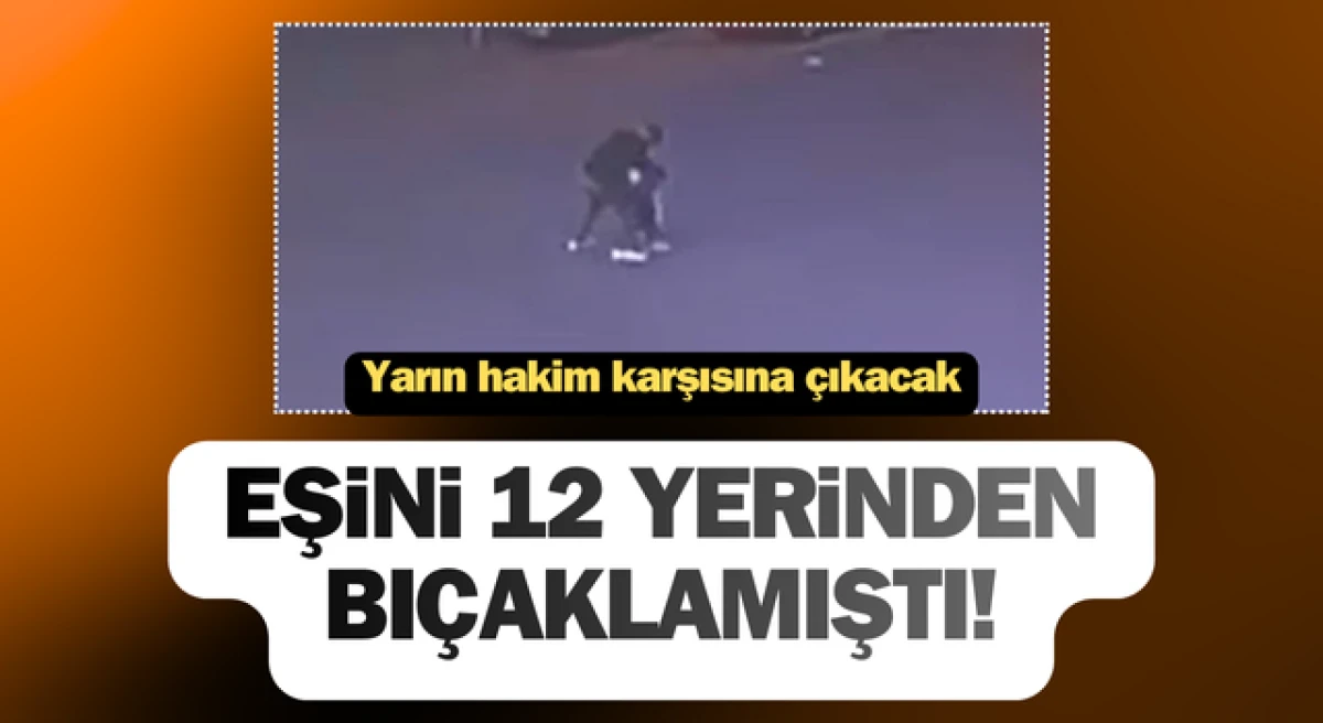 &Ccedil;anakkale&rsquo;de eşini 12 yerinden bı&ccedil;aklamıştı: Yarın hakim karşısına &ccedil;ıkacak!