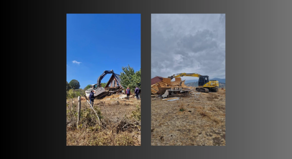 Çanakkale’de eylül ayında 16 kaçak konut yıkıldı!