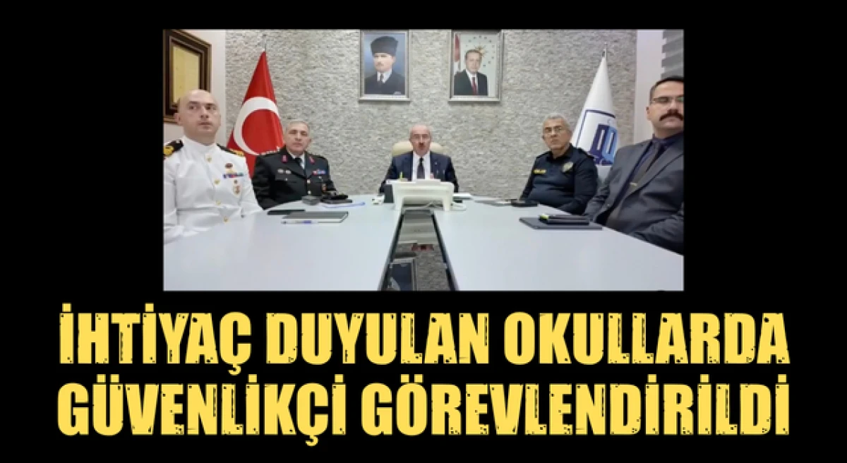 &Ccedil;anakkale&rsquo;de ihtiya&ccedil; duyulan okullarda g&uuml;venlik&ccedil;i g&ouml;revlendirildi