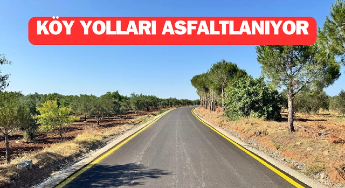 Çanakkale’de köy yolları asfaltlanıyor