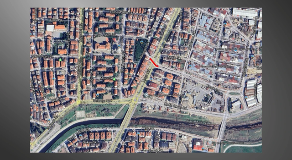 &Ccedil;anakkale&rsquo;de o g&uuml;zergah bug&uuml;n ve yarın trafiğe kapatılacak!