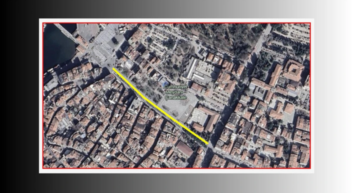 &Ccedil;anakkale&rsquo;de o g&uuml;zergah ge&ccedil;ici s&uuml;reyle tek y&ouml;n trafiğe kapatılacak!