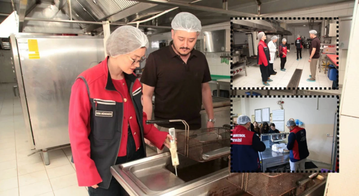 &Ccedil;anakkale&rsquo;de &ouml;ğrenci yurtlarının yemekhaneleri eş zamanlı denetlendi