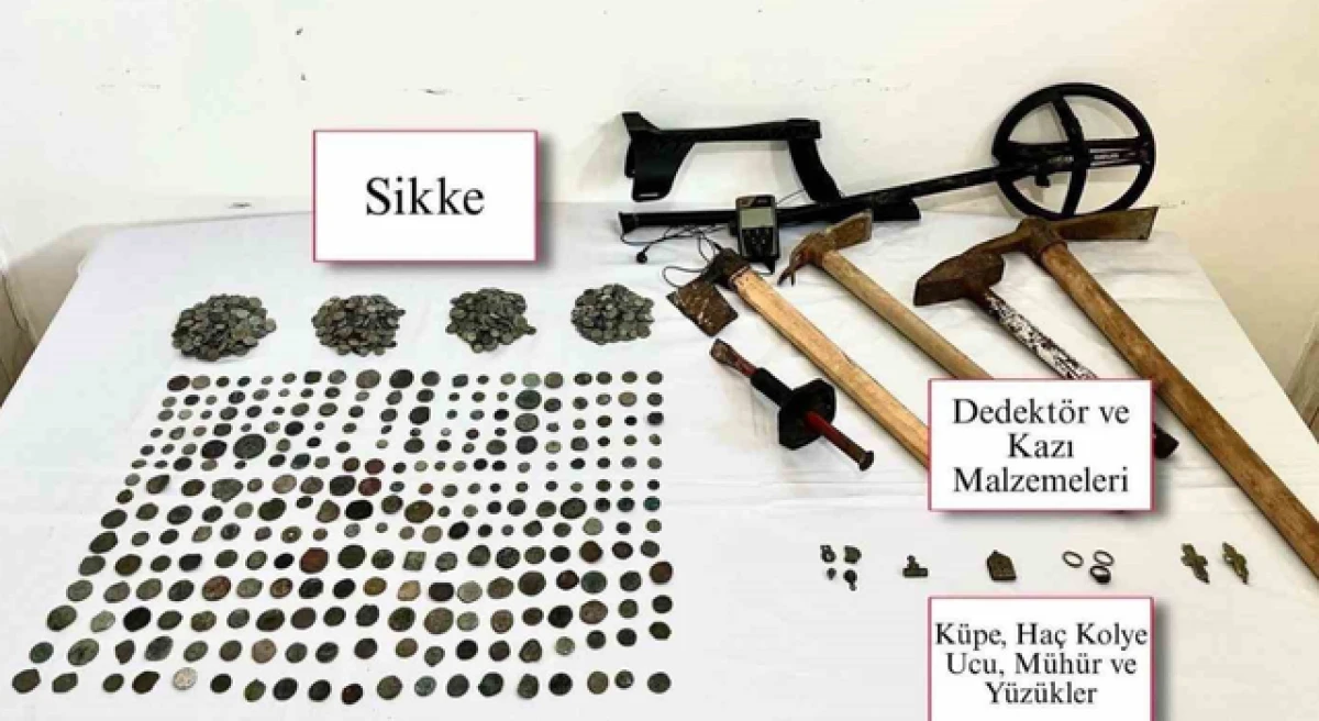 &Ccedil;anakkale&rsquo;de tarihi eser ka&ccedil;ak&ccedil;ıları yakayı ele verdi!