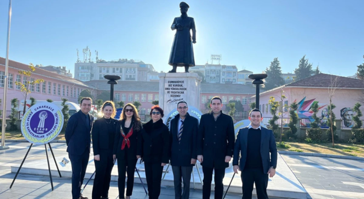 &Ccedil;anakkale&rsquo;de Vergi Haftası kutlandı: &Ccedil;TSO &ccedil;elenk t&ouml;renine katıldı
