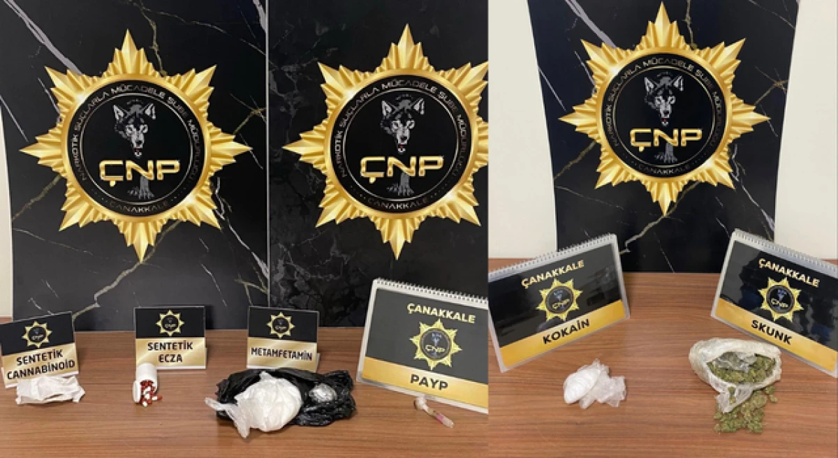 &Ccedil;anakkale&rsquo;de zehir taciri 5 ş&uuml;pheli tutuklandı!