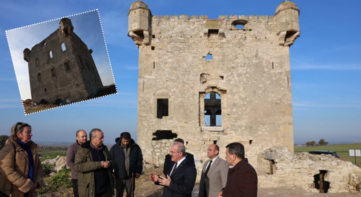 &Ccedil;anakkale&rsquo;deki Cezayirli Hasan Paşa K&ouml;şk&uuml;&rsquo;nde restorasyon ve kazı &ccedil;alışmaları s&uuml;r&uuml;yor