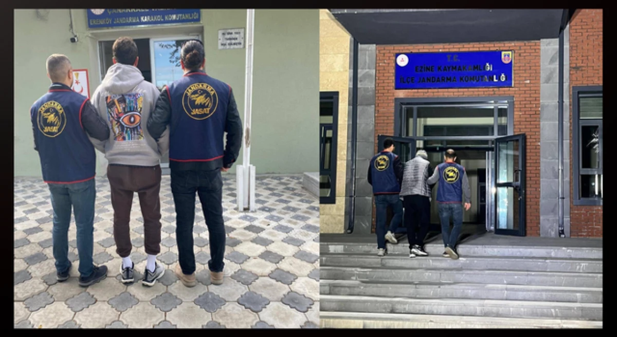 Çanakkale’deki jandarma operasyonlarında 15 tutuklama!