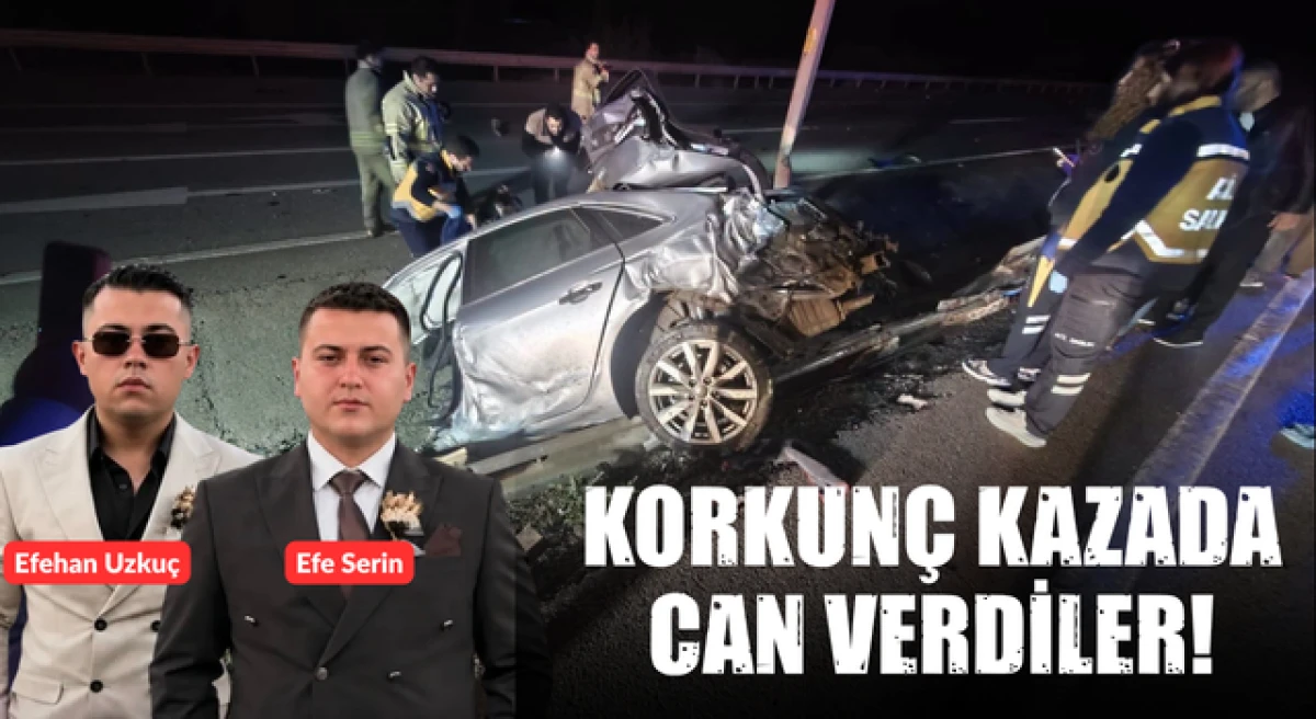 &Ccedil;anakkale&rsquo;deki korkun&ccedil; kazada iki gen&ccedil; hayatını kaybetti!