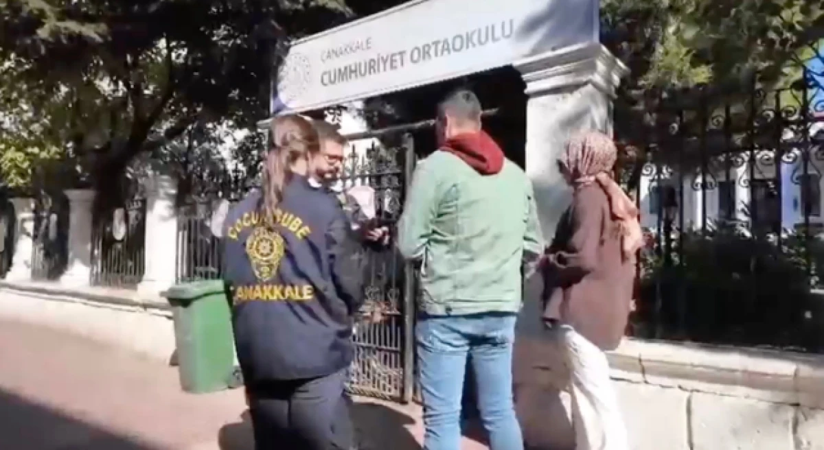 &Ccedil;anakkale&rsquo;deki okul &ccedil;evrelerinde denetimler s&uuml;r&uuml;yor