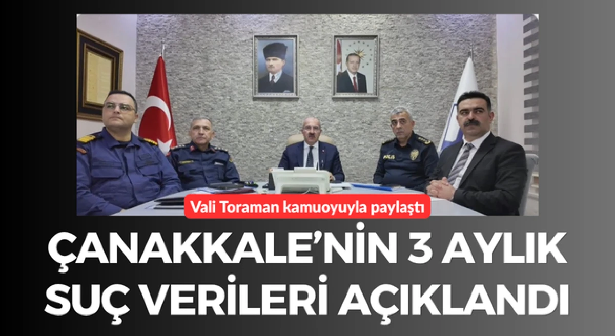 &Ccedil;anakkale&rsquo;nin 3 aylık su&ccedil; verileri a&ccedil;ıklandı!