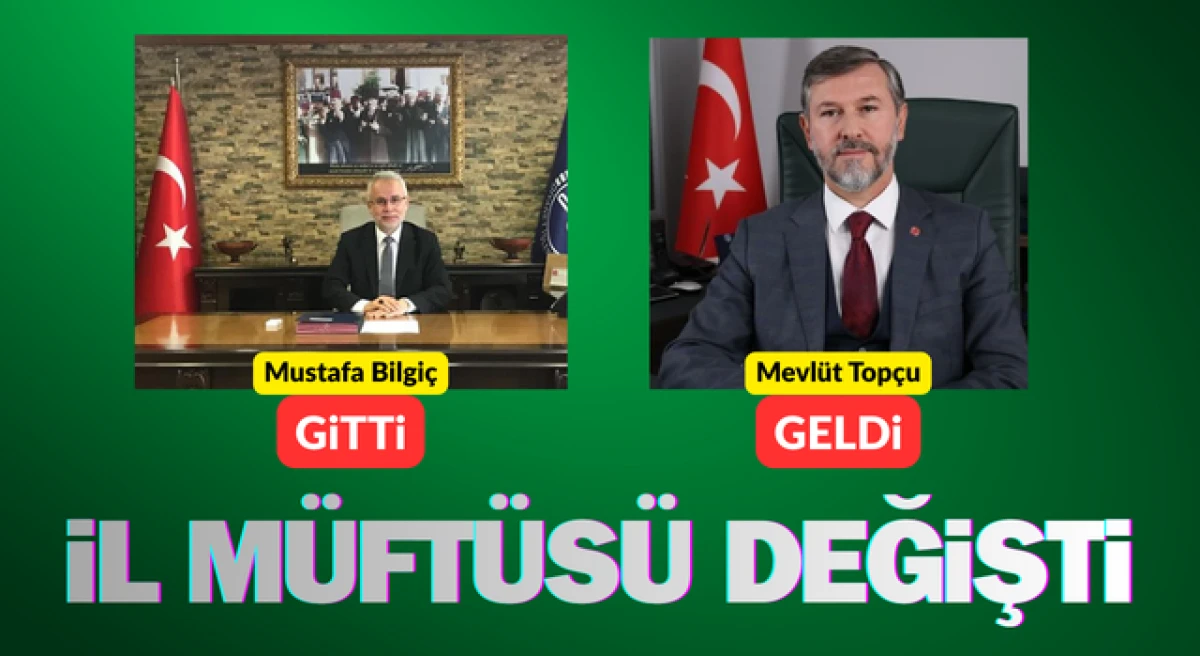 &Ccedil;anakkale&rsquo;nin İl M&uuml;ft&uuml;s&uuml; değişti