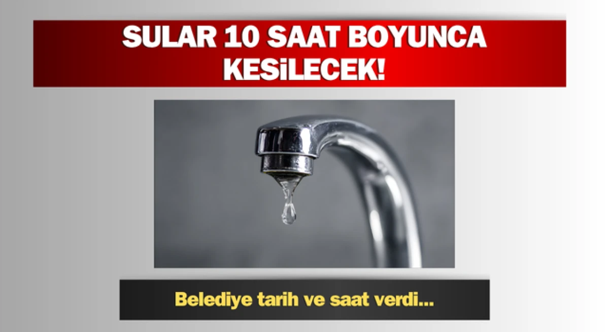 Çanakkale’nin o mahallesinde 10 saatlik su kesintisi yapılacak!