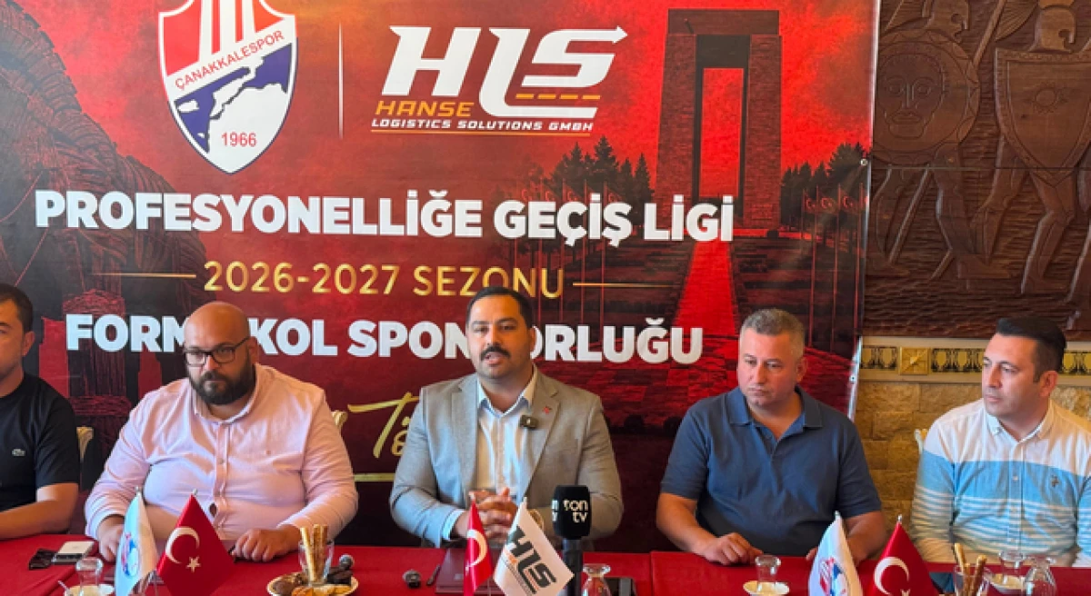 &Ccedil;anakkalespor&rsquo;a 100 bin Euro&rsquo;luk sponsor desteği