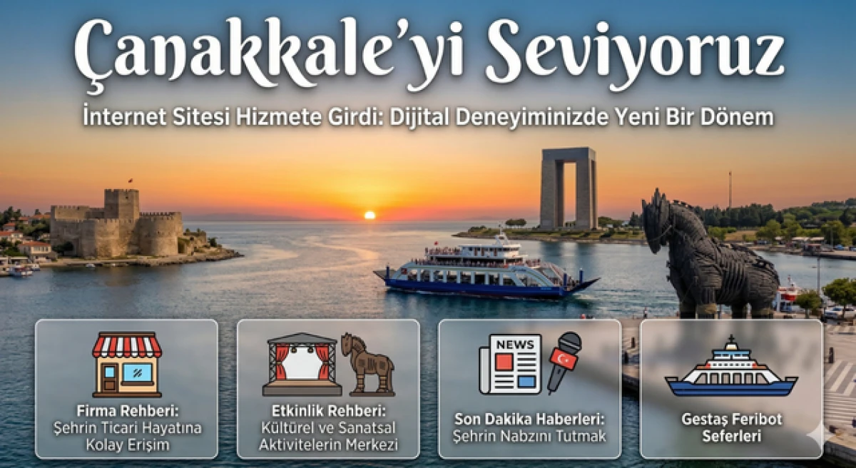 &Ccedil;anakkale&rsquo;yi Seviyoruz İnternet Sitesi Hizmete Girdi: Dijital Deneyiminizde Yeni Bir D&ouml;nem