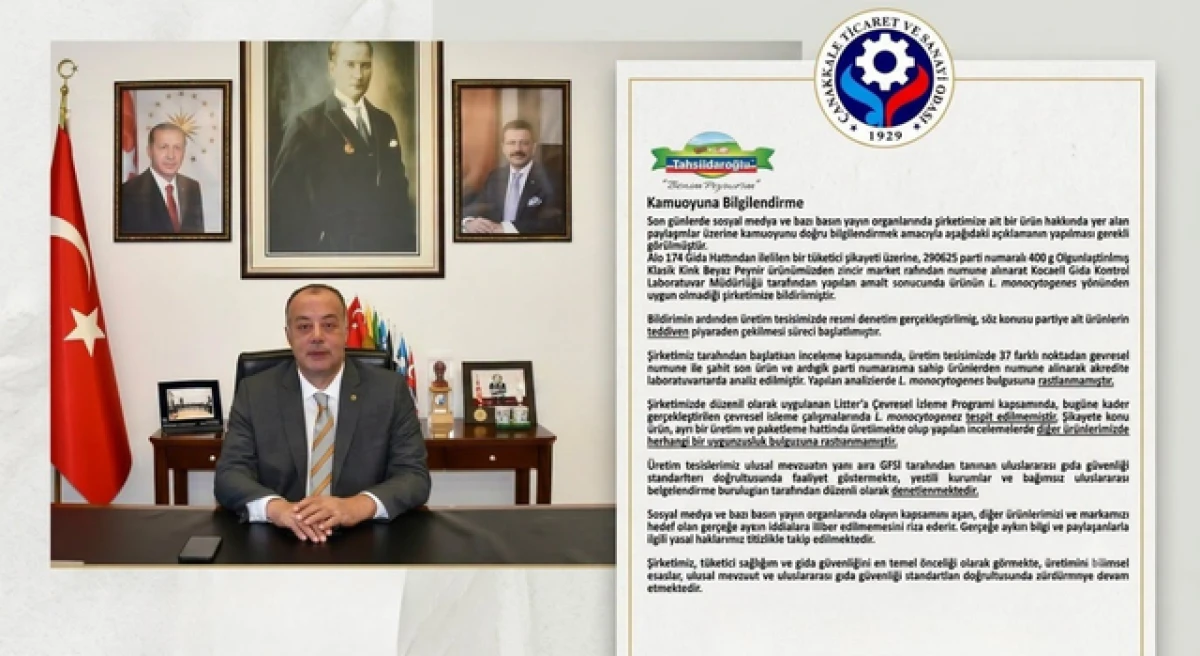 &Ccedil;TSO Başkanı Semizoğlu&rsquo;ndan &lsquo;Tahsildaroğlu&rsquo; a&ccedil;ıklaması: &ldquo;Herhangi bir uygunsuzluk bulgusuna rastlanmamıştır&rdquo;