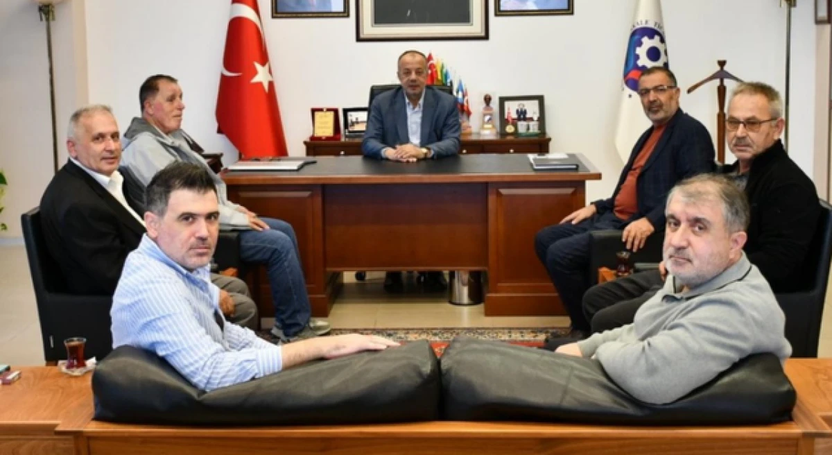 &Ccedil;TSO &uuml;yelerinden, y&ouml;netim kuruluna ziyaret