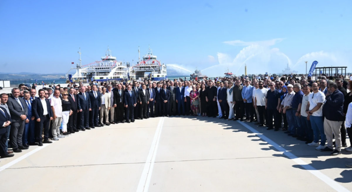 Gelibolu Yeni Feribot İskelesi hizmete girdi