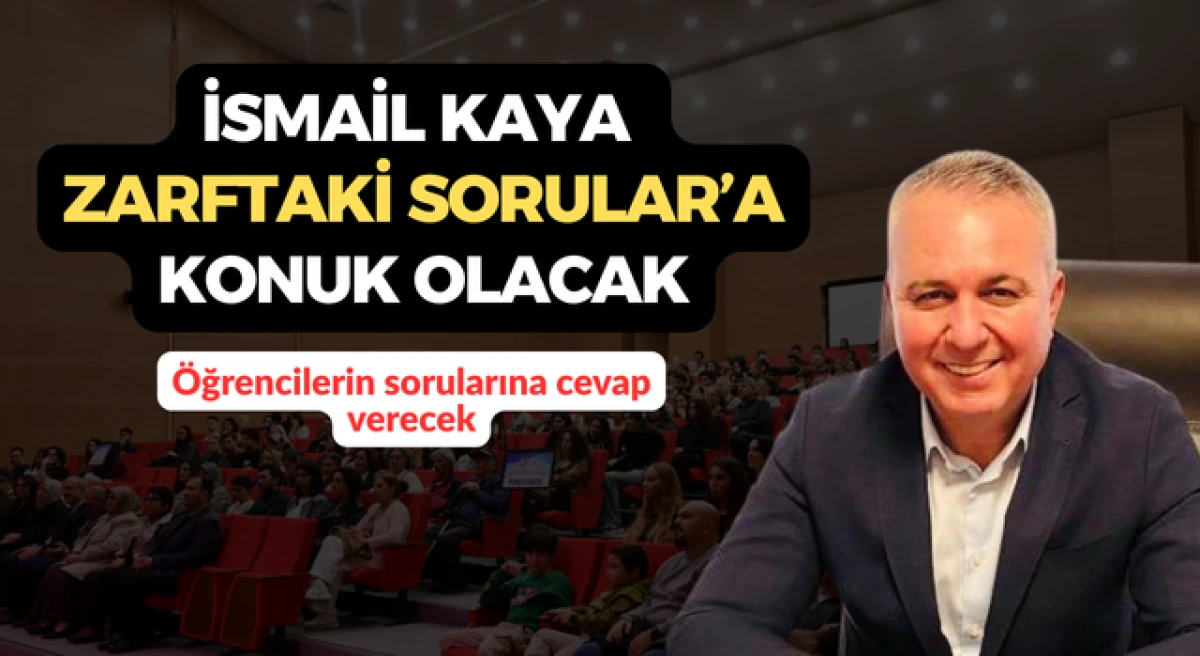 İsmail Kaya, Zarftaki Sorular&rsquo;a konuk oluyor