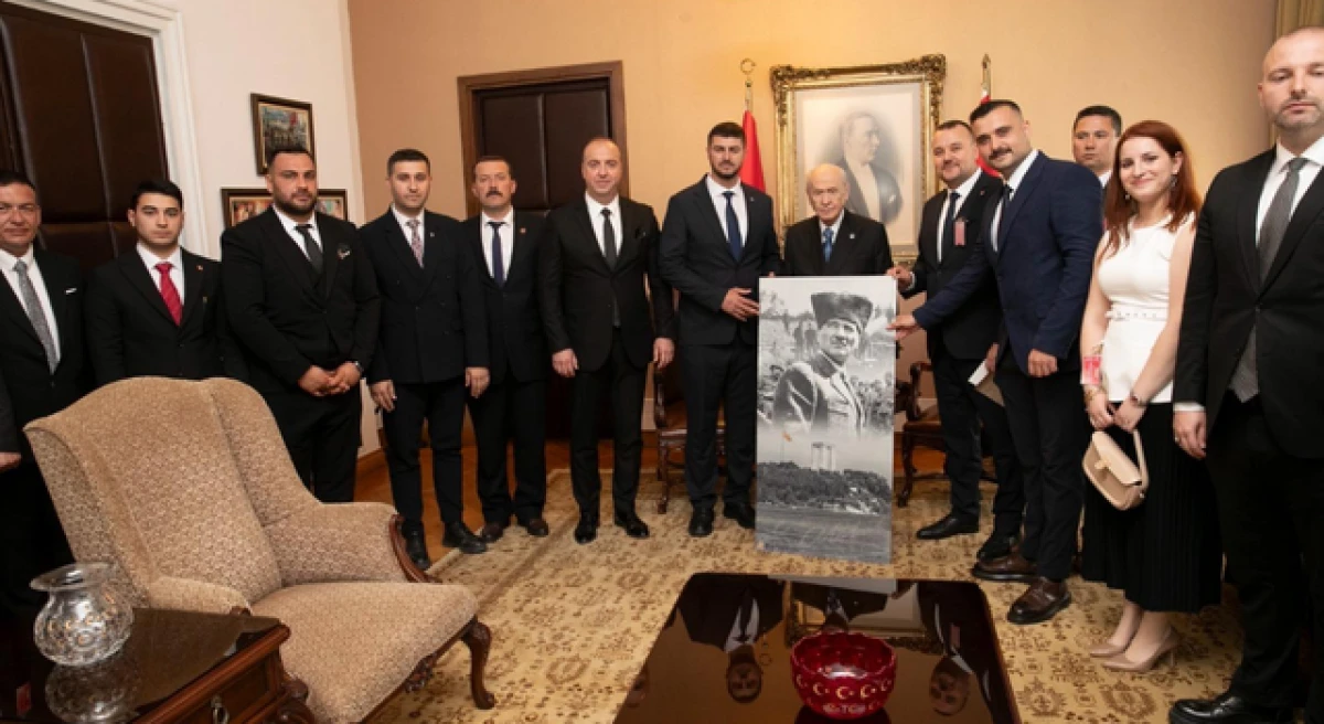 MHP &Ccedil;anakkale Teşkilatı, Devlet Bah&ccedil;eli ile buluştu