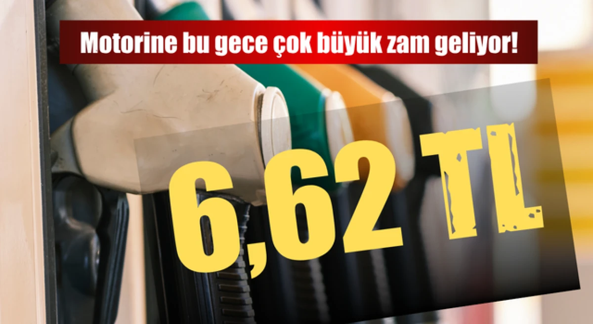 Motorine bu gece &ccedil;ok b&uuml;y&uuml;k zam geliyor!