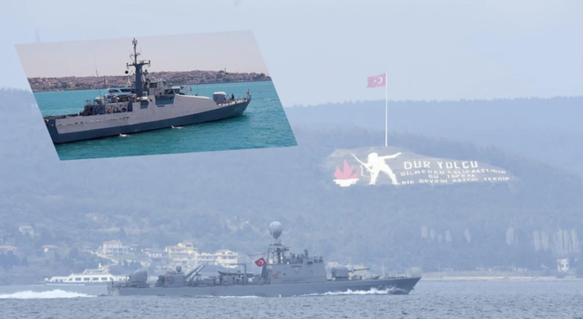 TCG Poyraz ile TCG T&uuml;rkeli gemileri &Ccedil;anakkale&rsquo;de ziyarete a&ccedil;ılacak