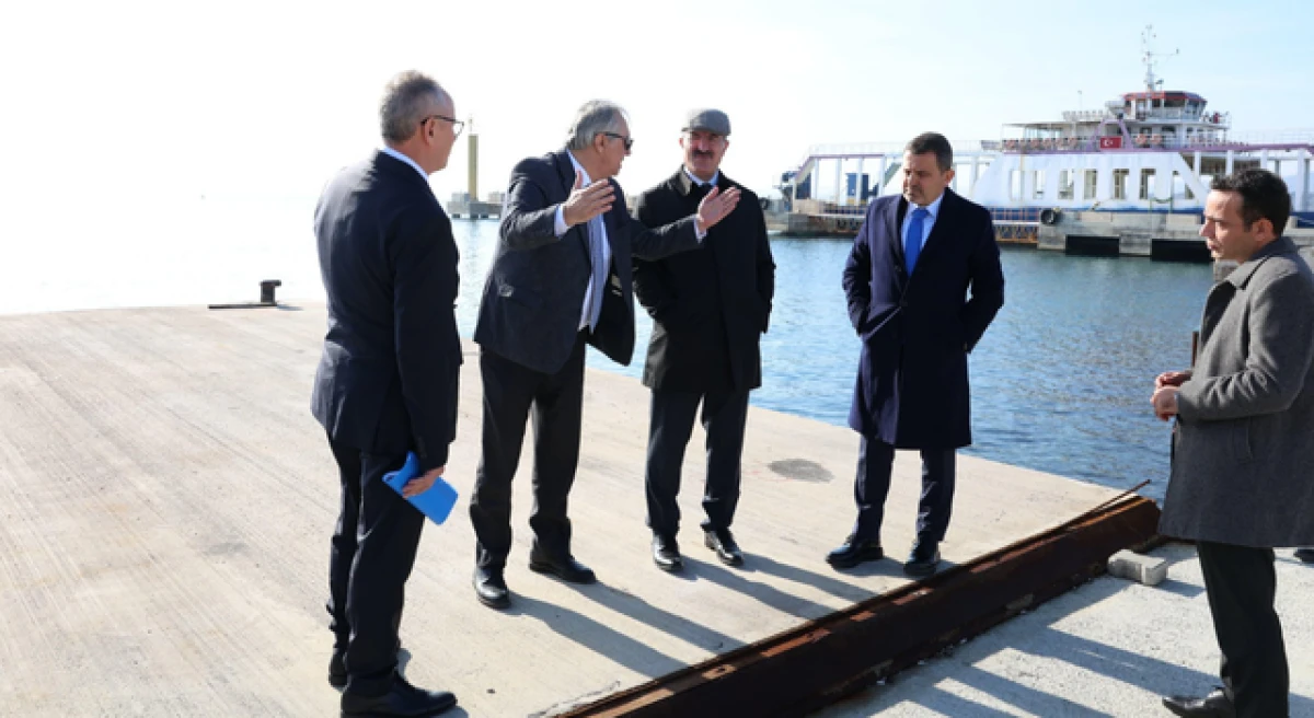 Vali Toraman, Çanakkale’deki yeni iskeleleri inceledi
