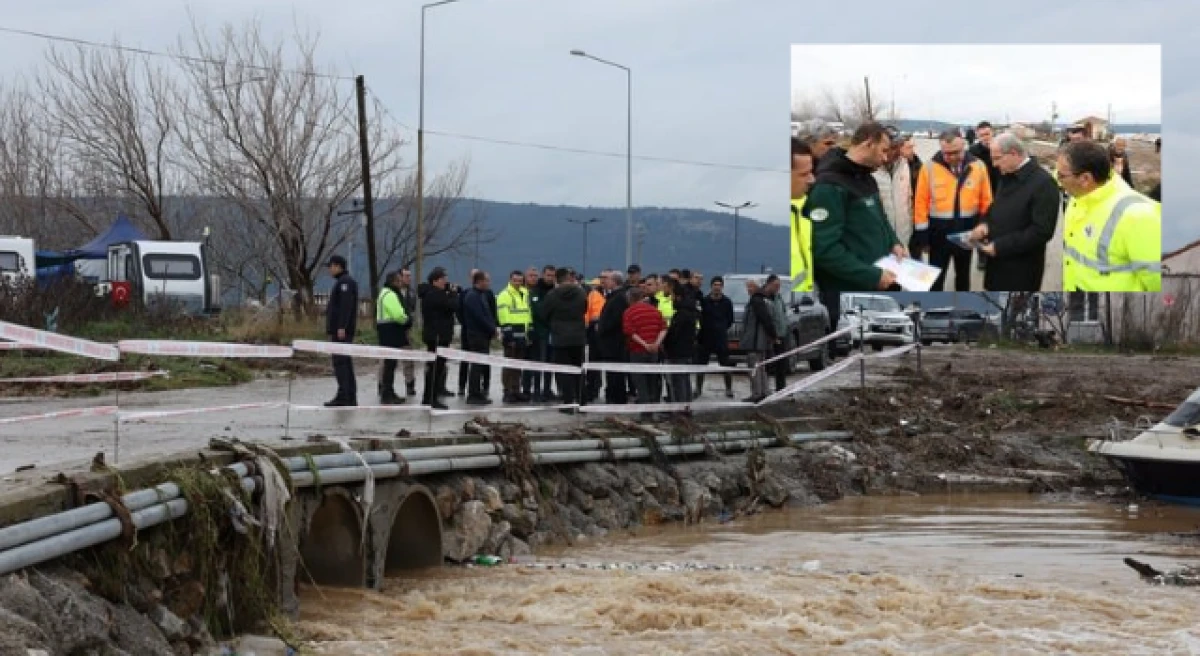Vali Toraman taşkın b&ouml;lgesinde