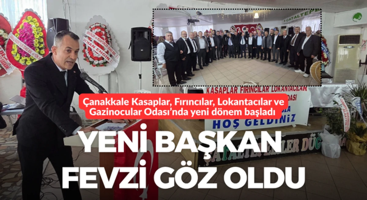 Yeni başkan Fevzi G&ouml;z oldu